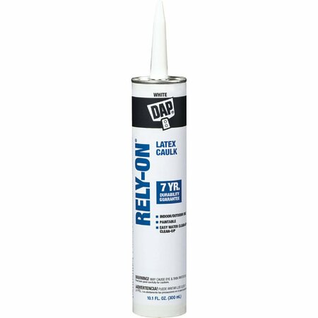 DAP Rely-On 10.1 Oz. White Vinyl Latex Caulk 18260